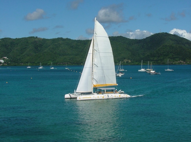 La location de catamaran avec skipper en Martinique pour une journée