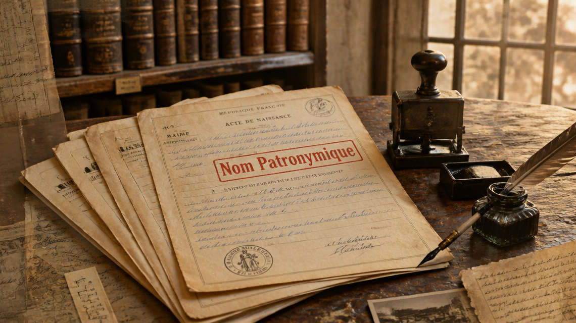 Nom patronymique : définition juridique et 3 différences clés avec le nom de famille