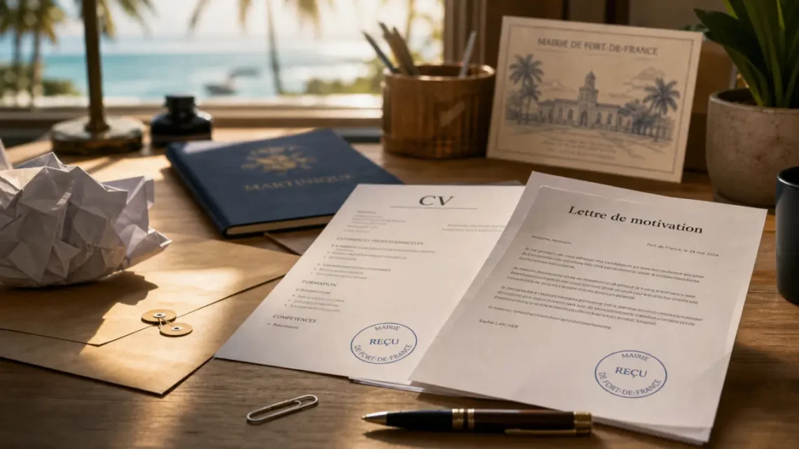 Recrutement à la mairie de Sainte-Marie en Martinique : poste au 1er septembre 2026, dossier avant le 31 mai