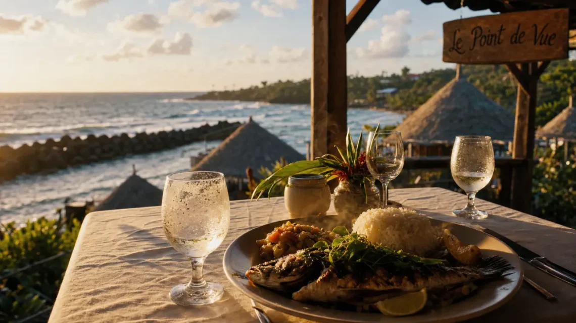 Restaurant Le Point de Vue à Sainte-Marie en Martinique : cuisine créole, terrasse couverte et vérifications utiles