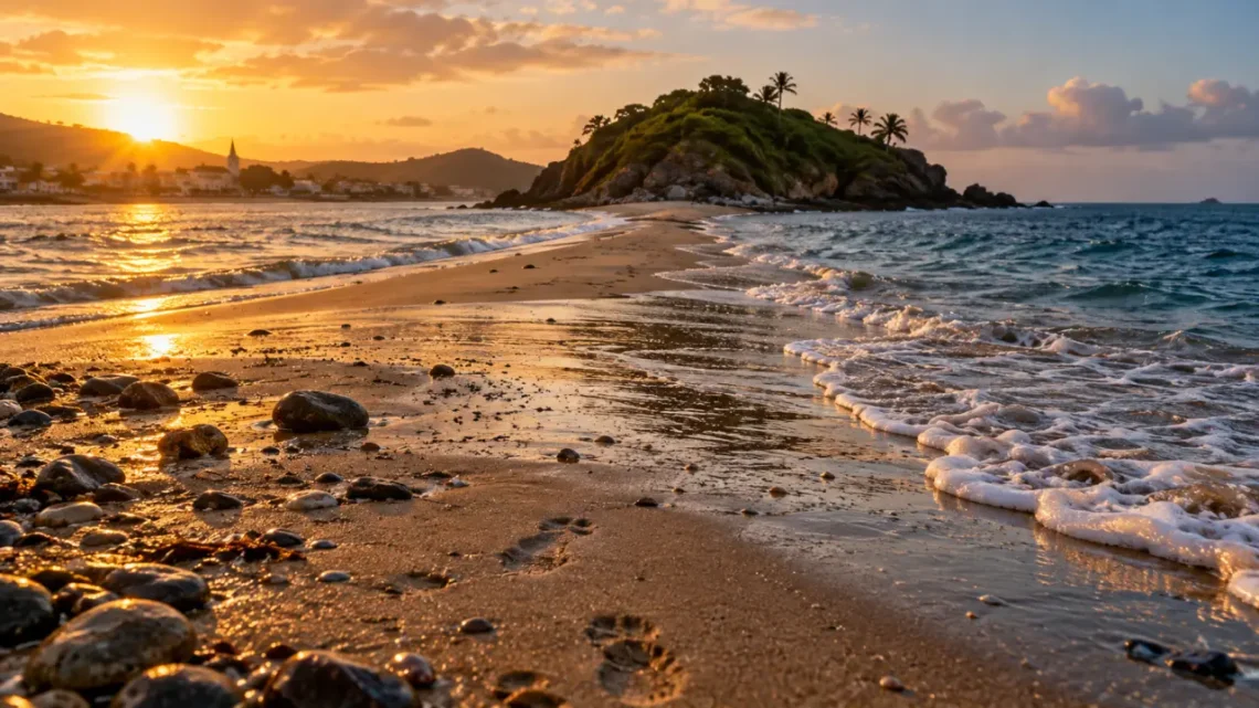 Îlet Sainte-Marie en Martinique : un tombolo de 200 mètres, accessible seulement quand la mer le permet