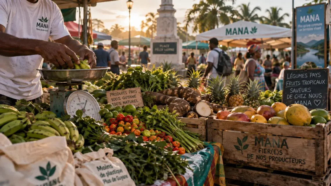 Marché de Sainte-Marie en Martinique : horaires, produits et caisse commune du MANA