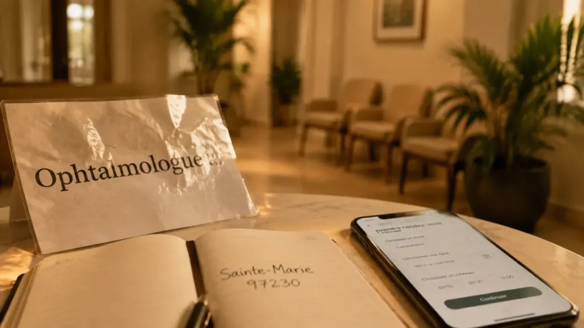 Ophtalmologue à la Clinique Sainte-Marie en Martinique : téléphone, rendez-vous et repères utiles