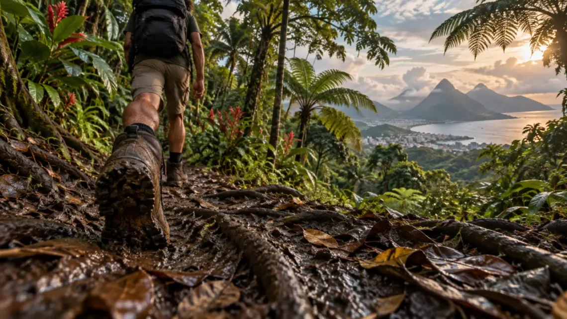 Randonnée Absalon en Martinique : 4 km de forêt, une montée raide et une source à 37 °C