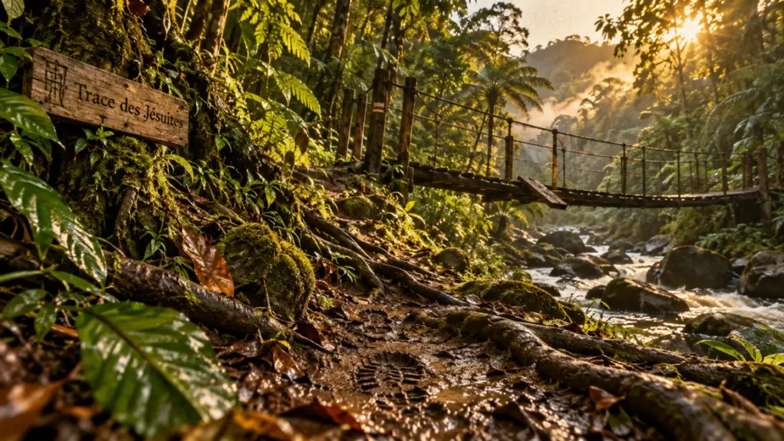 Trace des Jésuites en Martinique : 5 km de forêt humide, une remontée finale à préparer