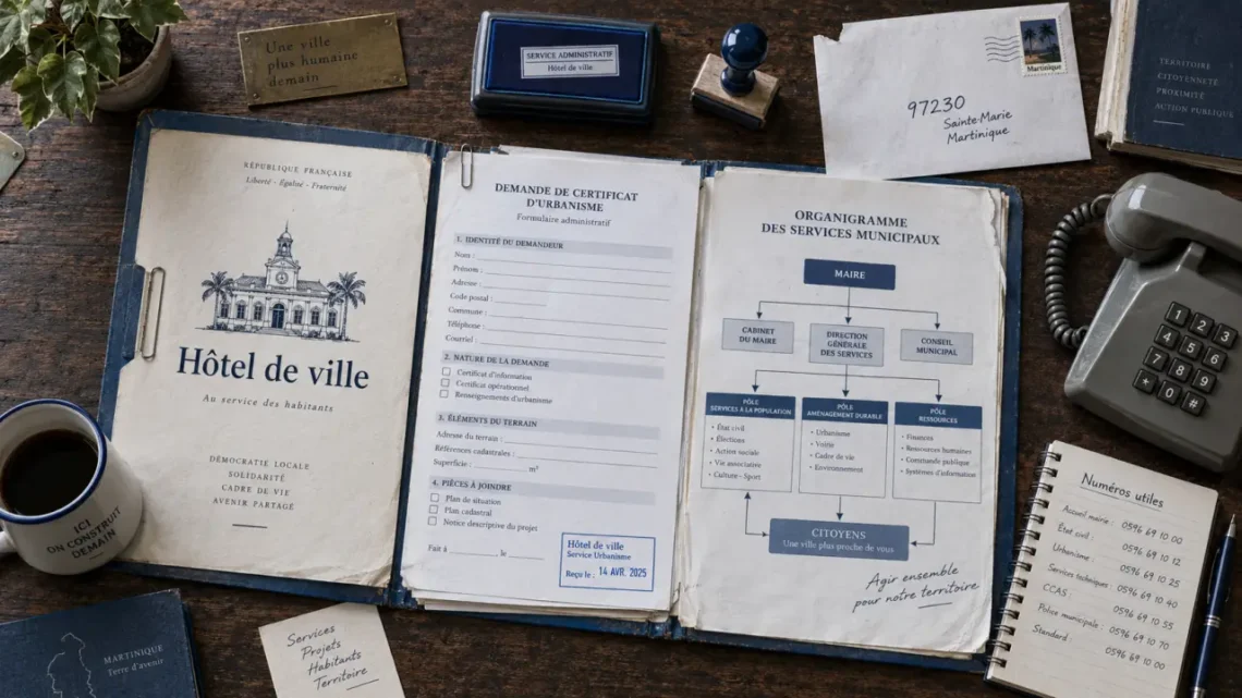 Organigramme de la mairie de Sainte-Marie en Martinique : qui contacter selon votre demande ?